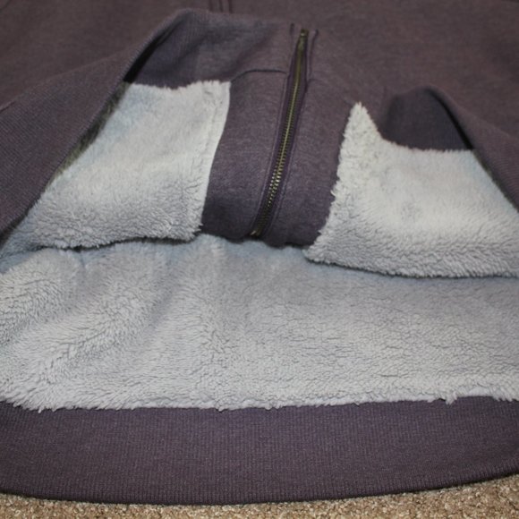 Carhartt Clarksburg Purple Sherpa Lined Zip Sweatshirt Hoodie Women 1X 2X 3X NWT - Picture 8 of 8